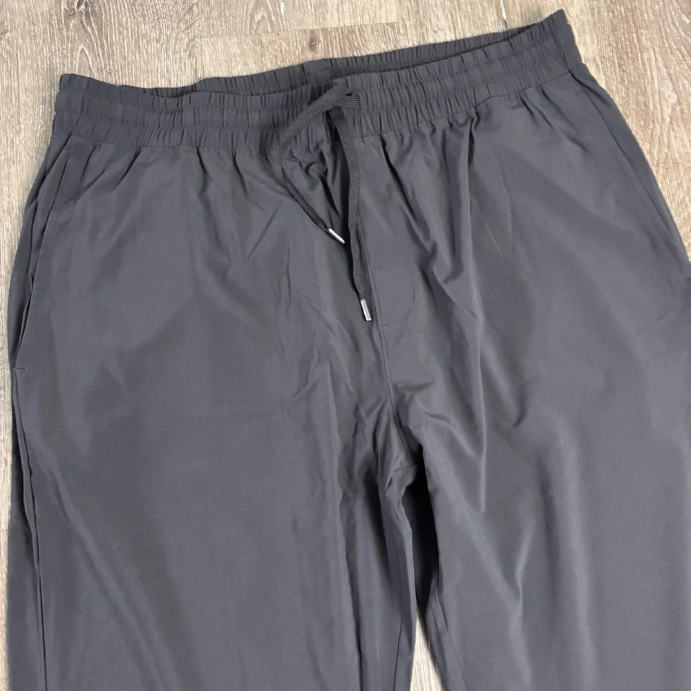 Tommy John XL Men's Black Luxe Traveler Super Soft Woven Pants Drawstring